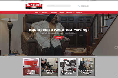 Digital-web-app-poertfolio-McCann-s-Medical-Medical-Supplies-Rentals-and-Repairs -front Digital-web-app-poertfolio
