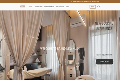 Hush-Boutique-Spa-Nicosia-Facial-Treatments-Body-Therapies Digital Web App Solutions
